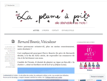 Tablet Screenshot of laplumeapoil.com